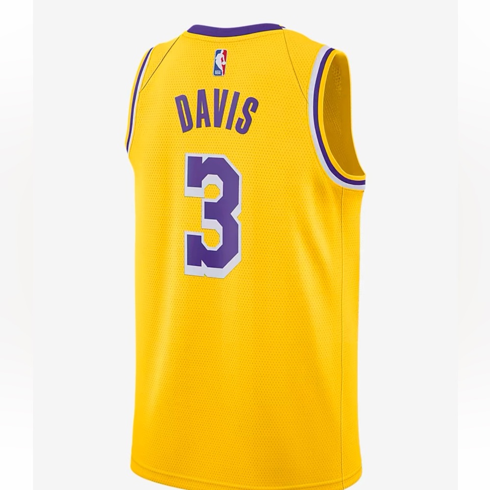 Nike NBA Swingman, Anthony Davis, 2020 Lakers Icon Edition Jersey, NWT, XXL